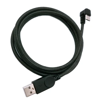 1,5 М 180 Градуса Нагоре Надолу Ъгъл USB 3,1 Тип C Конектор за Зареждане И USB Кабел За Преобразуване на Данни от 150 см