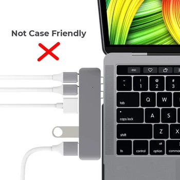 10 Gbit / с USB Двойно-C-Кратък Удължител от мъжа към Жената Удлинительный Адаптер Кабел за Лаптоп Външен Конектор Щекер за MacBook Pro /Air