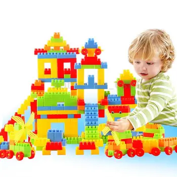 100/230 бр. Набор от Градивни Блокове Обучение Развитие на Строителна Играчка Комплект Детски Инженерните Научни Блокове Играта за Мозъка