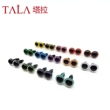 12 мм Пластмасови куклени очи/Цветни играчки очите на едро/цветни защитни очите с аксесоари за играчки с шайба