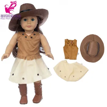 18-Инчов облекло за кукли за момичета Риза с дълъг ръкав, Дънки, Панталони 43 см Детски тоалети за кукли Детски подаръци за момичета
