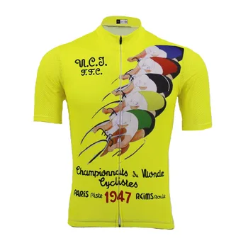 2019 класически колоездене джърси ropa Ciclismo мъжка велосипедна дрехи с къс ръкав Ретро джърси поръчка на облекло