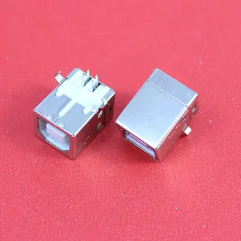 ChengHaoRan 1 бр Закрепване на платката 90 Градуса 4-пинов конектор, USB 2.0 Тип B Женски Конектор,2 цветове по избор
