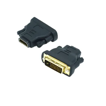 DVI-D 24-1 Пинов Конектор За HDMI-съвместим Женски Адаптер M-F Конвертор за монитор LCD HDTV 1 бр. X Адаптер M-F Конвертор SD&HI
