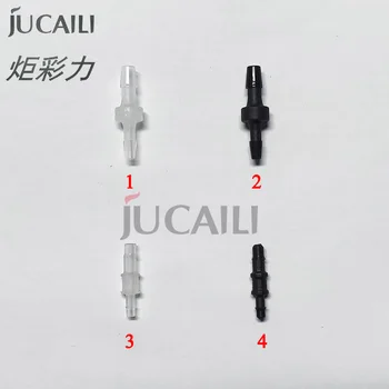 Jucaili 20 бр/лот принтер Еко разтворител/UV мастила, съединителя на маркуча за Epson Konica Seiko печатаща глава чернильная тръба съединител за прехвърляне на тръби