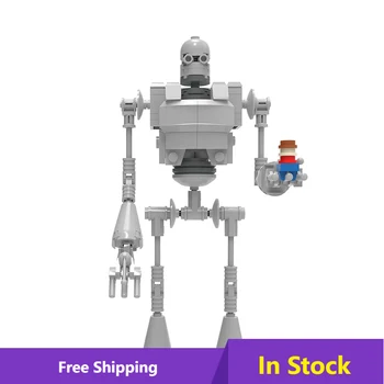 MOC Събрание Герой Робот е Подходящ За Железен Робот Градски Фигури Гигантски Модел на Изграждане на Блокове, Тухли, Детски Играчки Момче, Подаръци за рожден Ден, направи си САМ играчка
