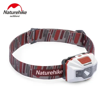NatureHike-Регулируеми 4 Режима Водоустойчив USB Зареждане Led Нощен Риболов, Туризъм, Къмпинг, Колоездене Фарове Външно Осветление