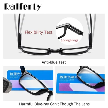 Ralferty Реколта Малки Правоъгълни Очила за четене За жени Компютърни Очила срещу Синя Светлина За мъже Диоптъра Далекогледство Плюс