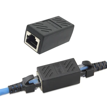 RJ-45 Stecker Cat7/6/5e Ethernet Adapter 8P8C Netzwerk Продължавам Verlängerung Kabel für Ethernet Kabel Buchse auf Buchse