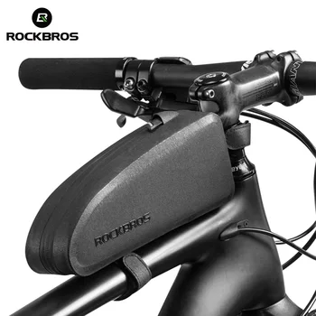 ROCKBROS Велосипедна чанта Велосипедни Кошници Рамка на Предната Тръба Водоустойчива чанта Колоездене МТБ Пътно поддържане Противоударные Аксесоари за велосипеди