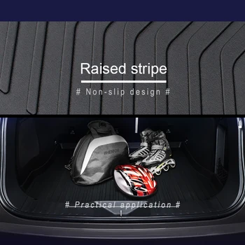 Автомобилен товарен подложка за задния багажник на Hyundai Sonata 2020 2021 2019 2017 2018 2016 Подложка за багажника Водоустойчив противоскользящий мат Аксесоари