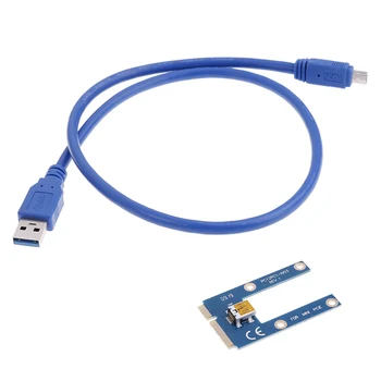Адаптер Mini pcie за USB 3.0 конвертор USB3.0 в бърза карта mini pci e PCIE