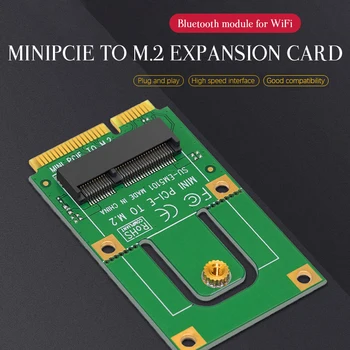 Адаптер NGFF За Мини Pci-e Адаптер M. 2 За МИНИ PCI-E Лаптоп Модул за Безжична Мрежова Карта и Адаптер Подходящ За КОМПЮТРИ С Mini-PCI-E