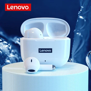 Безжични слушалки Lenovo LP40 Полу-ухо, Не са от Спортно музика, Bluetooth-съвместими слушалки TWS