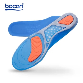 Гел стелки Bocan 1 чифт Висококачествени вложки Удобни стелки за обувки амортизирующая стелка за мъже и жени