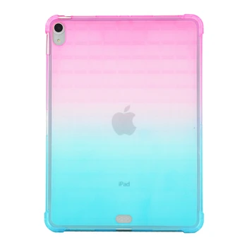 Градиентный цветен мек калъф TPU за iPad е 9,7 Air 234 Mini 2345 Funda Момиче за iPad 10,2 10,9 iPad Pro 11 Дъгата защитен калъф