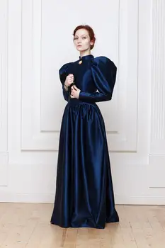 Да си купи костюм на 1890-те Викториански Жени Бална Рокля Рокля За Възрастни Момичета Жените Средновековна Викторианска Рокля L920