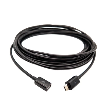 Дълъг включете Високо Качество на 1 м Micro USB 2.0 B 5pin от мъжа към жената M/F, удължителен кабел За зареждане Зарядно устройство за пренос на данни Удължител на кабела от 0,1 до 1 м