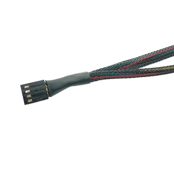 Дънна платка Процесор 4-ПИНОВ кабел за Удължаване на вентилатора Кабели PWM 4P Кабел-адаптер на Корпуса дънна Платка с 4-ПИНОВИ Конектори Кабели на захранването Вентилатор