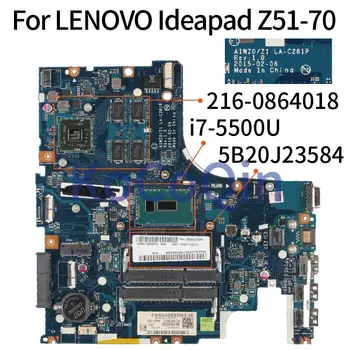 За LENOVO Ideapad Z51-70 I7-5500U ах италиански хляб! r7 M360 дънна Платка на Лаптоп 5B20J23584 SR23W 216-0864018 AIWZ0/Z1 LA-C281P дънна Платка на лаптоп