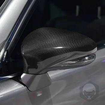 За Lexus IS200t IS250 IS350-2018 Капачки на Страничните Огледала От Въглеродни Влакна, Капаци Огледала за Обратно виждане Тунинг-Стик За Автомобилни Аксесоари