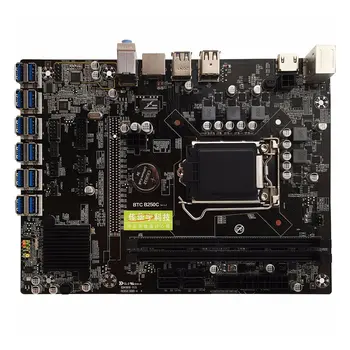 За дънната платка Asus B250 MINING EXPERT 12 PCIE mining rig БТК ETH Mining с 12 графични слота LGA1151 USB3.0 SATA3 DDR4