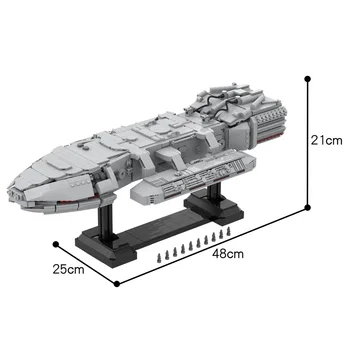 Звезден кораб Battlestar-Галактическата боец MOC Тухли са Съвместими с по-малки градивни елементи за Сглобяване на играчки, Колекция от филми