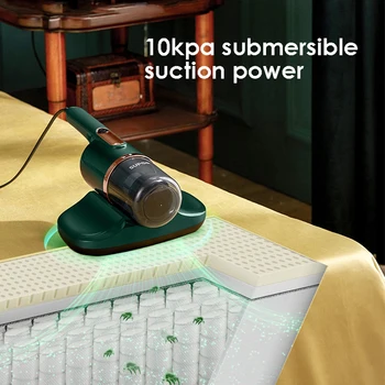 Инструмент за отстраняване на кърлежи SUPOR 10000PA Преносима машина За Отстраняване на кърлежи в леглото Битова Прахосмукачка за ултравиолетова стерилизация с двойно биением