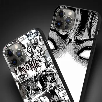 Калъф за мобилен телефон Tomie Junji Ito за iPhone 11 13 Pro Max 7 XR 12 Mini X 6 6S XS 5 5S SE 2020 8 Меки корици TPU Shell на Корпуса