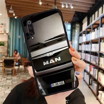 калъф за телефон Man trucks за Xiaomi Redmi mi note 7 8 t 9 9 t s 9 8 10 10 11 т pro lite K20 макс 3