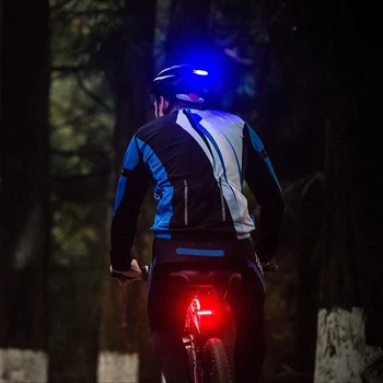 каране на фарове, Акумулаторна батерия USB LED Задна светлина за велосипед МТВ Предупреждение за сигурност под Наем Предната и Задната Светкавица Велосипедна лампа 6 режима