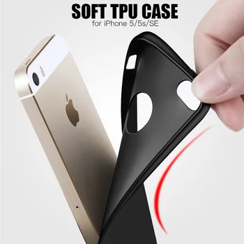 Колплер ултра тънък калъф за iphone 5s калъф мек матов калъф TPU матиран устойчив на удари калъф броня за iphone 5s 5 se shell capa