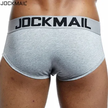 Марка JOCKMAIL 2021 Нов Дизайн на Мека бельо Мъжки гащи Памучни мъжки Колан Приплъзване Cueca Гей Гащи Модерни гащи мъжки къси панталони