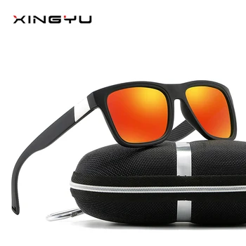 Марка XINGYU Класически поляризирани слънчеви очила за мъже и жени За шофиране в квадратни рамки Слънчеви очила за мъже UV400 okulary przeciwsłoneczne męskie