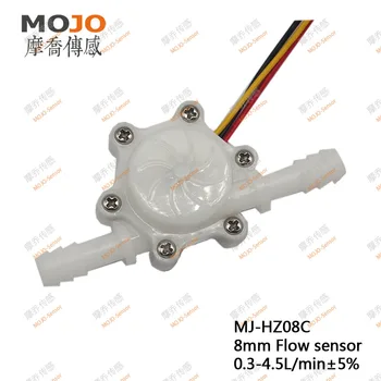 Медицински Уреди И Инструменти MJ-HZ08C Поток Сензор FDA 8 мм Турбинен Разходомер за Пречистване на Вода