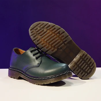 Модерен мъжки ежедневни кожени обувки 2020 Гореща продажба на Мъжки обувки, Мокасини Мъжки обувки на равна подметка Удобни обувки за шофиране на равна подметка MartensBoots