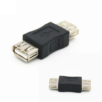 Нов USB 2.0 Включете Конектора към Конектора Адаптер Свързващ кабел от жена на жена DOM668