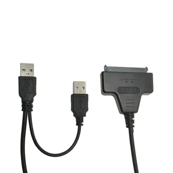 НОВ кабел USB 2.0 за SATA 22Pin за 2,5-инчов твърд диск HDD Твърд Диск В наличност!
