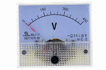 Панел аналогов зададено измерване на променлив ток 450 В Волтметър Амперметри 85L1 0-450 Сензор