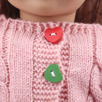 Пола-Пуловер С Копчета Цвят Кукли Подходящ За 18-Инчовата Американската Кукла И 43-Сантиметровой Има Кукли, Нашето Поколение , Подарък За Деца