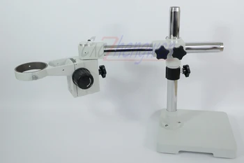 Поставка за стрели с един лост FYSCOPE за Стереомикроскопов - Стоманен Лост, Закрепване за тръбата , 76-мм Блок на фокусиране