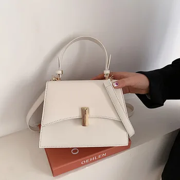 Реколта чанта-тоут 2021 Модерна Нова висококачествена дамска дизайнерска чанта от изкуствена кожа с Голям Капацитет Чанта-месинджър Bolsos