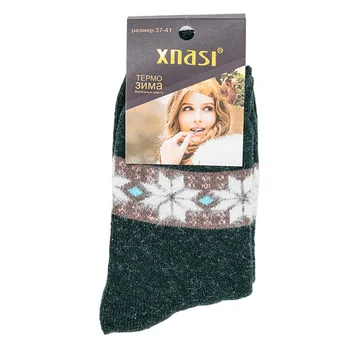 Руските зимни дамски чорапи Вълнени Затопляне Сгъстено Съдържат Козината Козината на Заек Меки незаменими Удобни и Висококачествени дамски чорапи