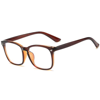 Синя Светлина Блокер Очила За жени и За мъже Vintage слънчеви очила за жени Дограма Голям размер Квадратни Черни Мъжки Оптични Компютърни Очила за четене