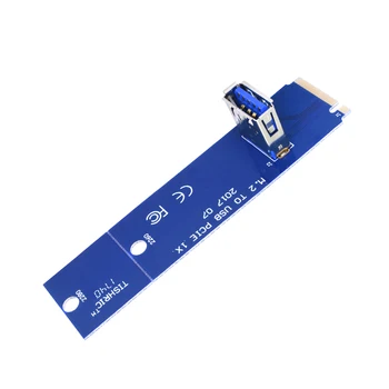Такса адаптер TISHRIC NGFF M. 2 USB 3.0 Карта на Ключа PCI-E От 1x До 16x Интерфейс Карта, Стойка За Майнинга Биткойнов