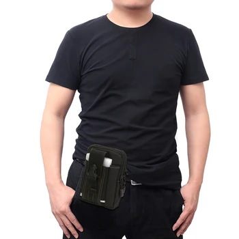 Тактическа поясная чанта Molle Чанта за мобилен телефон с множество джобове Чанта за колан Калъф за джогинг Чанта за къмпинг Чанта за носене