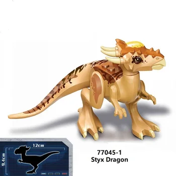Това е една продажба Фигурки от филма Парка на Динозаврите Световните серии тиранозавър рекс Блок За Детска Колекция Играчки YE 77045-1