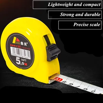Точно рулетка точност ръководят Инструмент за Измерване Строителен Дърводелец Измервателна Линийка 3m5m7.5m10m Рулетка