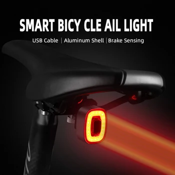 Умни Задните Светлини на Велосипеда Интелигентен Сензор Стоп-сигнал на Седлото Подседельный Пин Пътен Велосипед МТВ Задните стопове